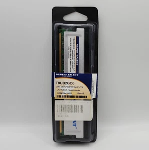 Super Talent T8UB2GC6 2GB SST DDR2-800 PC8400 CL6 Desktop Memory *NEW* - Picture 1 of 3