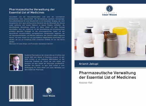Pharmazeutische Verwaltung der Essential List of Medicines | Buch | 978620277966