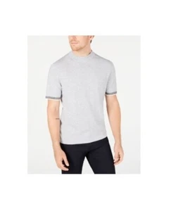 NWT Alfani Mens Ribbed Mock Neck Short Sleeves Sweater Size Small $55 5B098 - Picture 1 of 1