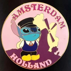 Stitch Dutch Boy Amsterdam Holland LE 250 Lilo & Stitch Disney Auktionen Pin L01 - Bild 1 von 2