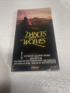 Dances With Wolves VHS Tape New Sealed Kevin Costner - Picture 1 of 4