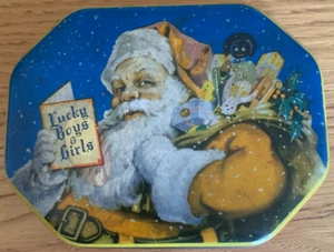 Vintage Fillerys Toffee Father Christmas/Santa Claus Tin - Picture 1 of 5