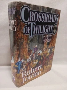 Crossroads of Twilight Wheel Of Time 10 Jordan HC First Edition 1st Printing   C - Imagen 1 de 24