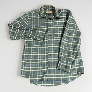 Cabelas Mens Outfitters Series Shirt Long Sleeve Medium Multicolor Plaid - Picture 1 of 6