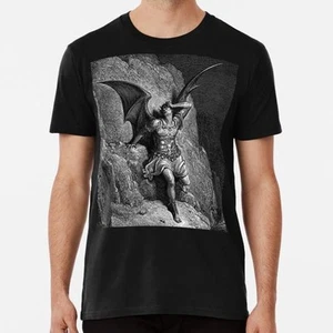 Gustave Dore Paradise Lost Satan Profile Size S to 5XL Made in the USA T-Shirt - Picture 1 of 1