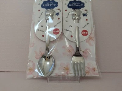 Juego de Cubiertos Sanrio Hello Kitty Hecho en Japón Nuevo Precioso Regalo Foto 1 de 4