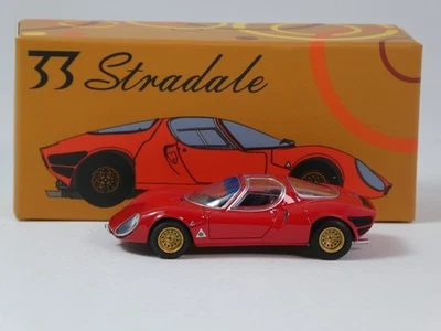 Laudoracing Alfa Romeo 33 Stradale Prototipo red 1967 1/64 MLCP0001 - Immagine 1 di 3