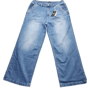 Flamingals Wide Leg Women's Jeans High Waist Vintage Style Pants Size 2XL - Picture 1 of 8