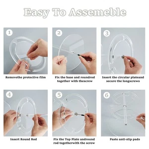 Sunglasses Holder 360° Rotating Sunglasses Stand 2 Layer Large Capacity qifAX - Picture 1 of 10