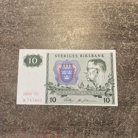SWEDEN -10 Kronor Banknote- 1990 Cover