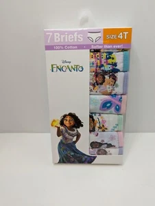 Disney Encanto Girls Underwear Briefs Size 4T (7 Briefs) - Picture 1 of 6