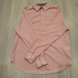 Men's shirt NAUTICA LARGE Classic Fit long sleeve button down dress shirt top