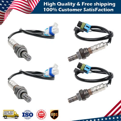 Kit de 4 sensores de oxígeno O2 para Chevy Silverado 2003-2007 GMC Sierra 2500HD 6,0 L Foto 1 de 4