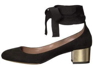 Zapatos de salón Tabitha Simmons 261973 para mujer Chloe tacón bloque negros talla 36,5 B - Imagen 1 de 5