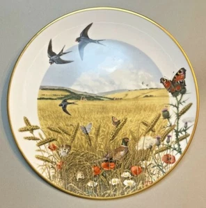 1979 Franklin Porcelain The Wheatfields In August Plate By Peter Banett - Picture 1 of 2