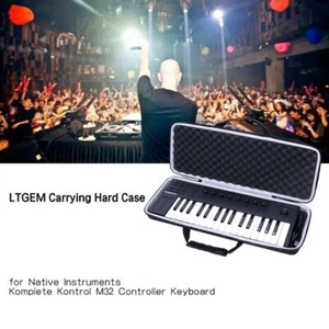Black Travel Shockproof Hard Case for Native Komplete Kontrol M32 Instrument NEW - Picture 1 of 10