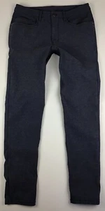 Pantalones Lululemon ABC Slim Fit Tech de lona para hombre 32 azules - Imagen 1 de 8