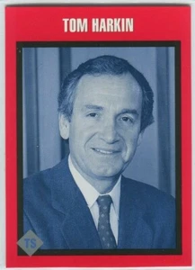 1992 Tuff Stuff Presidential Prospects Insert #5 Tom Harkin - Iowa Democrat - Picture 1 of 2