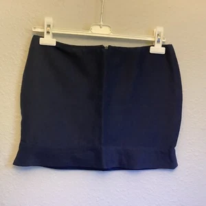 GIGLI Jeans Grey Wool Mini Skirt Made inItaly / Size IT 40 / US 4 - Picture 1 of 6
