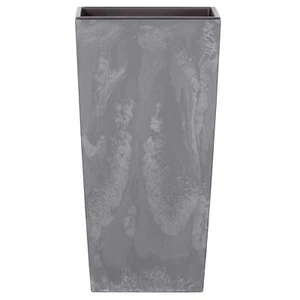 Übertopf 40x40 cm Betonoptik Grau Blumentopf Kunststoff Blumenkübel Schiefer - Bild 1 von 1