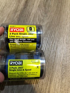 Ryobi Genuine AC80RL3 Replacement 6 Pack of 0.80 Diameter Spools - Picture 1 of 6
