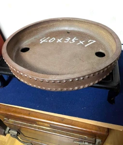 Japanese Bonsai Pot Brown unglazed large 40cm With signature Heian Kosen - Picture 1 of 8