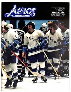 1975-76 Aeros v Phoenix Hockey Program Gordie Howe 81462b4 - Picture 1 of 1