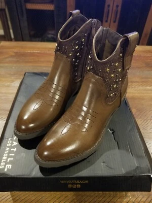 Very Volatile Ankle Boots Brown Size 6 - Image 1 of 4
