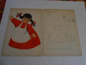 IL TEATRO DEI BURATTINI A SOGGETTO"TAV.X a/b LA BAMBINA"LA SCUOLA EDITRICE 1953 - Foto 1 di 1