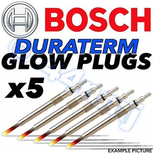 5x BOSCH Duraterm Diesel D Heater Glow Plugs VOLVO 2.4 D D5 Turbo - Picture 1 of 1