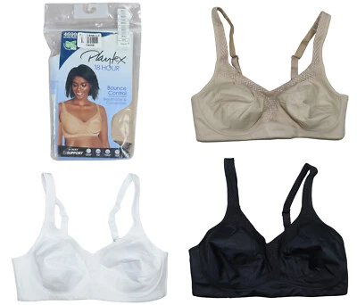 Playtex 18 Hour Bounce Control Convertible Wireless Wicking Women's Bra NWT - Image 1 of 4