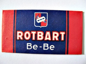 Rasierklinge Rotbart Be - Be - sehr alte Klinge - original (Nr4) - Bild 1 von 2