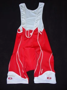 Sugoi Cycling Bib Shorts. Mens XL RACE FIT. Road Bike Racing ULTRA AERO Red Bibs - Picture 1 of 7