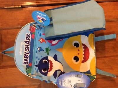 New Pinkfong Baby Shark Backpack 5 pc set NWT - Image 1 of 3