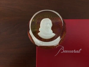 Paperweight Clipboard Sulfide Model Henri IV Crystal Baccarat - Picture 1 of 5