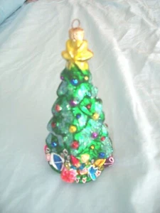 CHRISTOPHER RADKO 1997 "SPRUCED UP SPRUCE" 97 -1520 JUMBO CHRISTMAS ORNAMENT - Picture 1 of 2