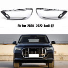 Car Clear Headlight Lens Shell Replacement Cover For 2020-2022 Audi Q7