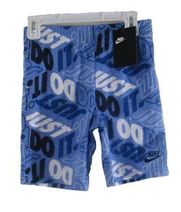 NWT Nike Just Do It Boys All-Over Print Shorts 7 University Blue - Picture 1 of 2
