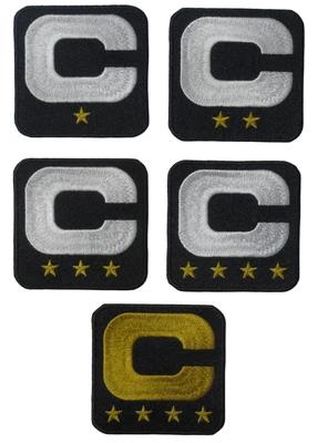 OFFICIAL CHICAGO BEARS 2025-26 SEASON CAPTAINS PATCH JERSEY DARK NAVY IRON ON