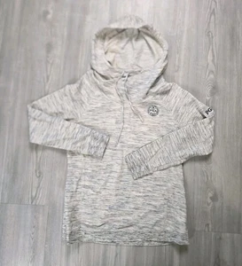 Sudadera con capucha de golf Cutter & Buck PGA TOUR talla pequeña gris jaspeado cuello capucha pulóver  - Imagen 1 de 10