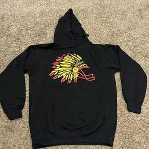NFL Kansas City Chiefs Hoodie Adult M Black Touchdown Football B28 - Picture 1 of 3