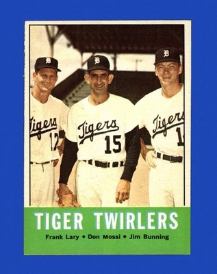1963 Topps Set-Break #218 Tiger Twirlers como nuevo *GMCARDS* Foto 1 de 2
