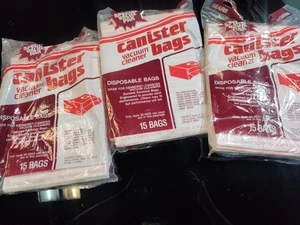 44-NEW Genuine Kenmore Canister Vacuum Cleaner Bags Style 20-5055 Sears 3 Packs - Picture 1 of 8