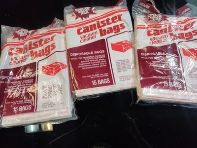 44-NEW Genuine Kenmore Canister Vacuum Cleaner Bags Style 20-5055 Sears 3 Packs - Image 1 of 4