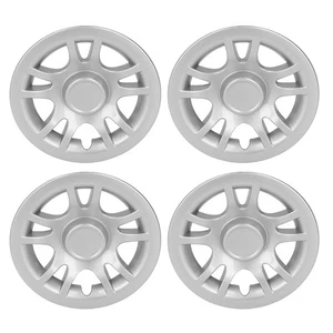 ‹・4pcs 8in Cart Wheel Hub Cover Reduce Wind Resistance Scratch Resistant - Picture 1 of 12