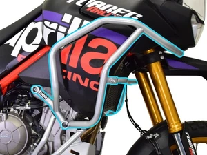 Defensas HEED Aprilia Tuareg 660 Rally - superiores plata - Imagen 1 de 4