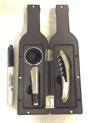 Juego de sacacorchos para botella de vino Kikkerland de 3 piezas - envío gratuito Foto 1 de 2