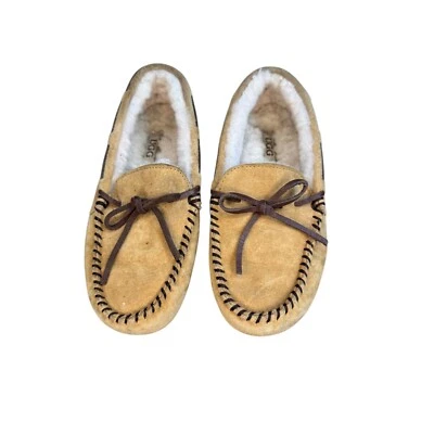 UGG Dakota Suede Moccasin Slippers Women's Chestnut Brown Size 5 1107949 - Image 1 of 4