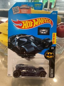 Hot Wheels 2016 Batman - The Dark Knight Batmobile - Dark Blue 228/250 - Picture 1 of 1