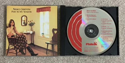 NANCI GRIFFITH Poet In My Window CD Original 1986 Philo/Rounder Pressing - Image 1 of 4